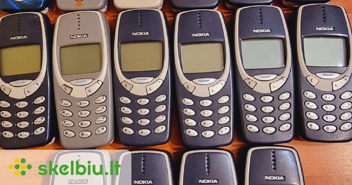 Legendines Nokia 3310 Gerom Baterijom Veikinčios Skelbiult