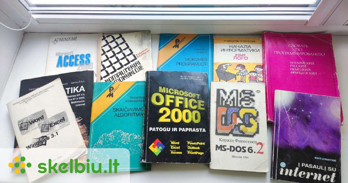 Knygos apie programavimą kompiuterius 11vnt. Skelbiu.lt