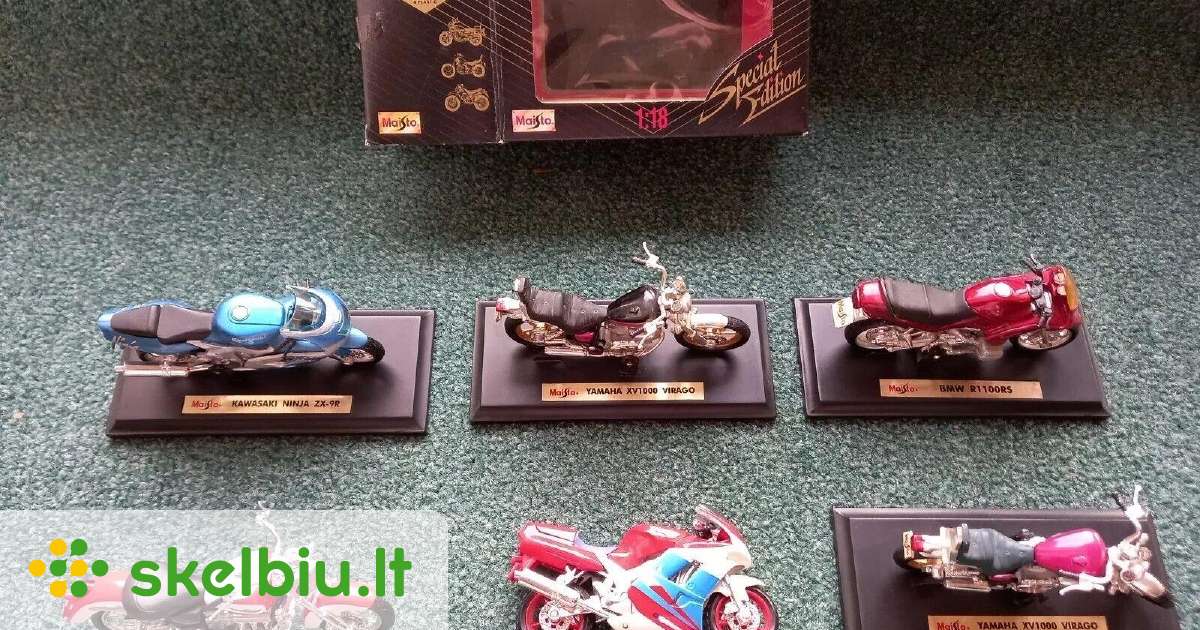 ミニカー moto Kawasaki Ninja ZX-12R Motorcycle in Green - Fresh Metal 2 Wheelers