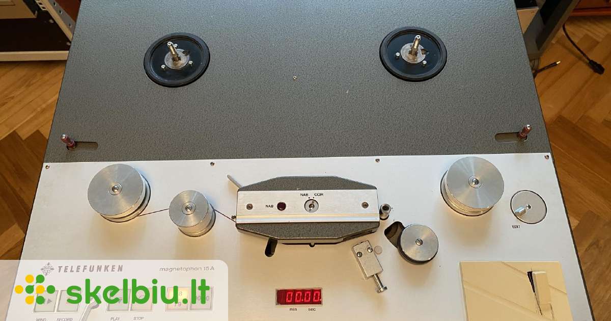 Parduodu Telefunken M15a magnetofona, servisuotas - Skelbiu.lt