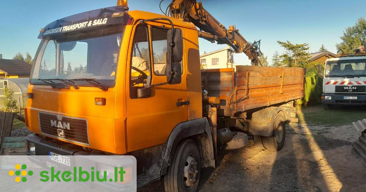 Parduodu sunkvežimis su kranu! - Skelbiu.lt