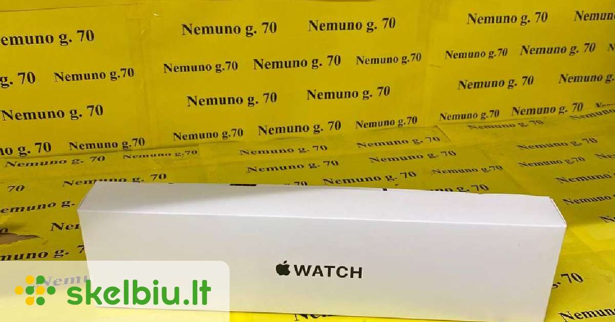 I Manusis Laikrodis Apple Watch Se Skelbiu Lt