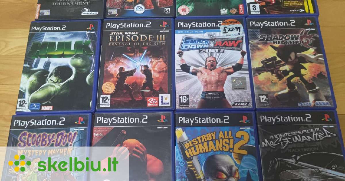 Playstation 2 (Ps2) žaidimai Skelbiu.lt