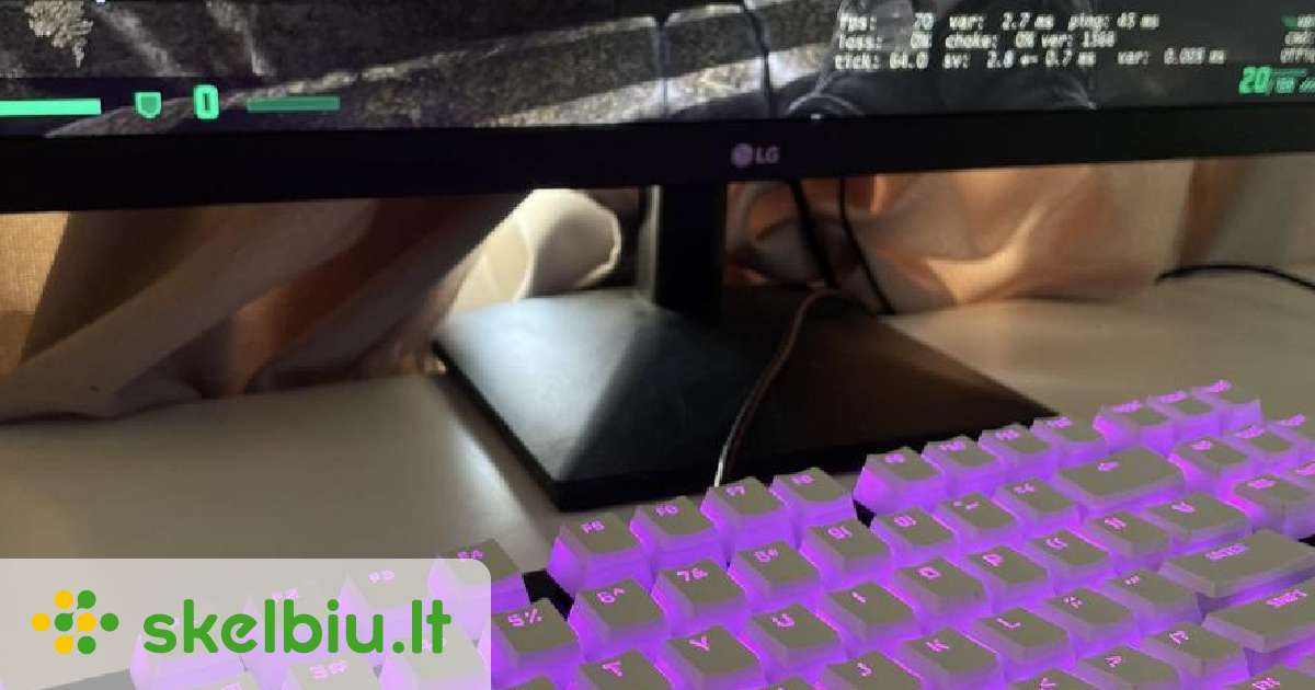 Gaming klaviatūra - Skelbiu.lt