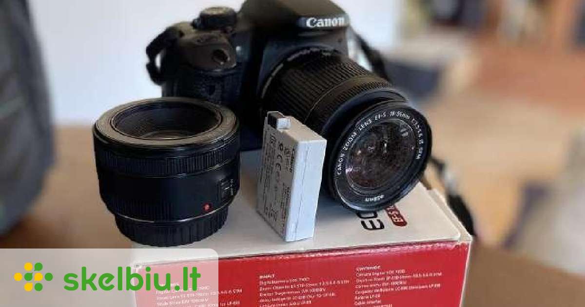 Canon EOS 700d - Skelbiu.lt