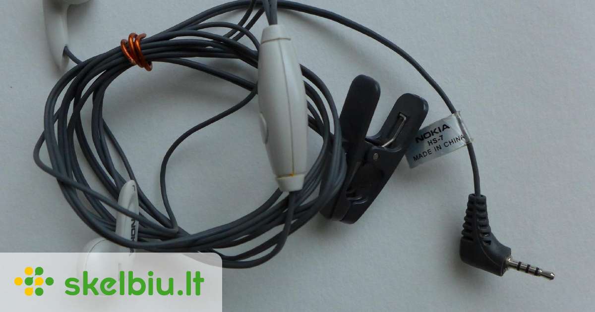 Headset Stereo Black Original Nokia For 3200 3230 5100 5140 HS Headset Stereo Black Original Nokia For 3200 3230 5100 5140 HS