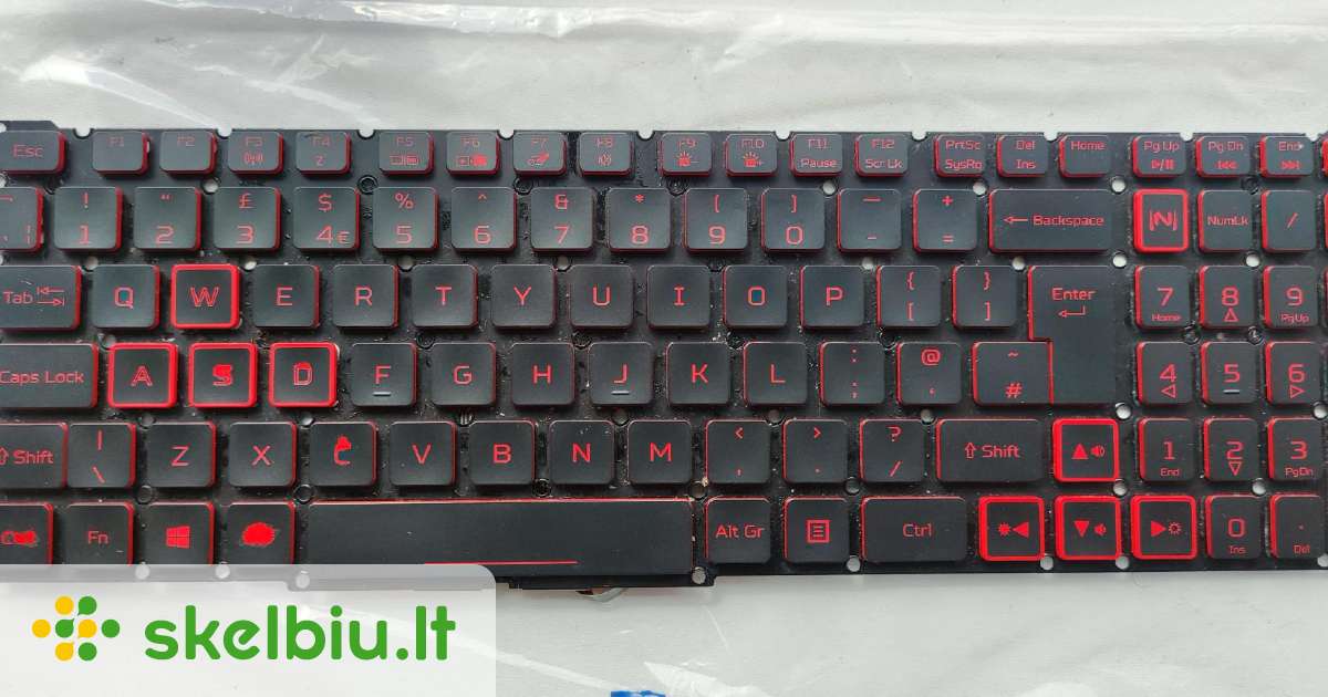 Acer Nitro 5 klaviatura / keyboard - Skelbiu.lt