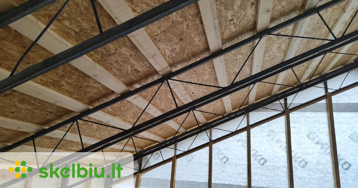Naudotos konstrukcijos angarui. Plotis 12,8m, - Skelbiu.lt