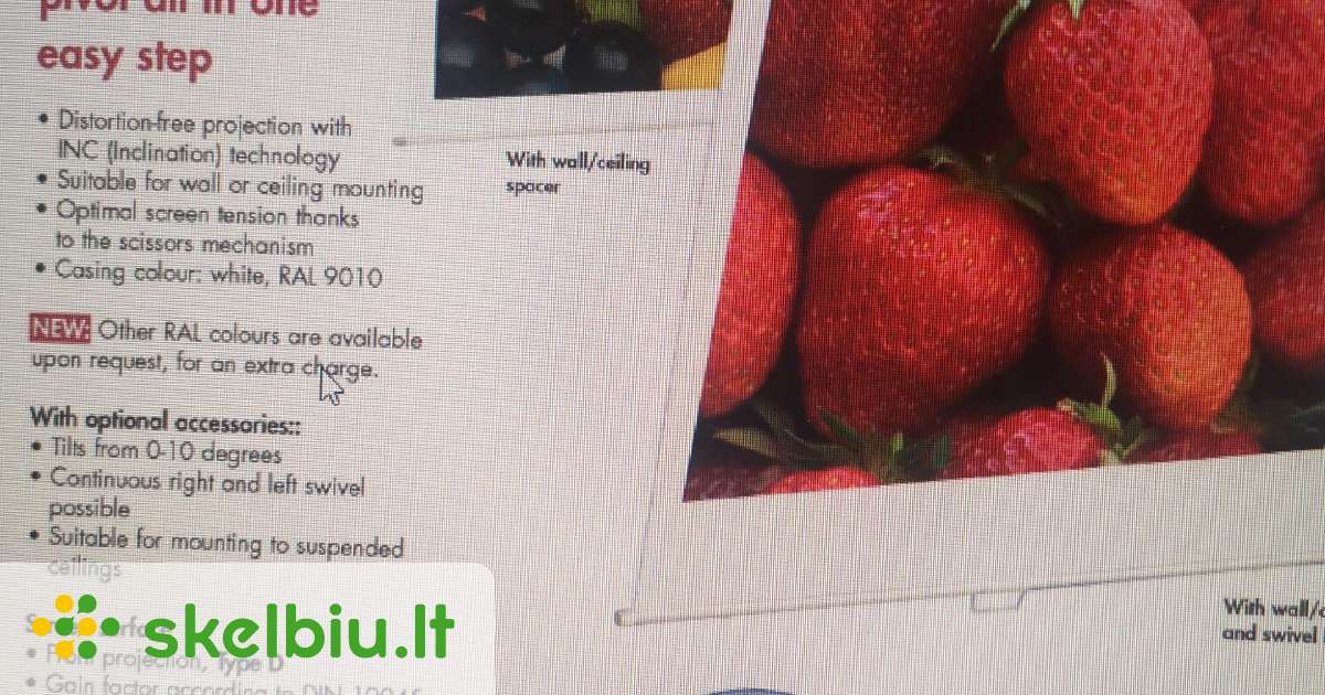 Projektoriaus ekranai - Skelbiu.lt