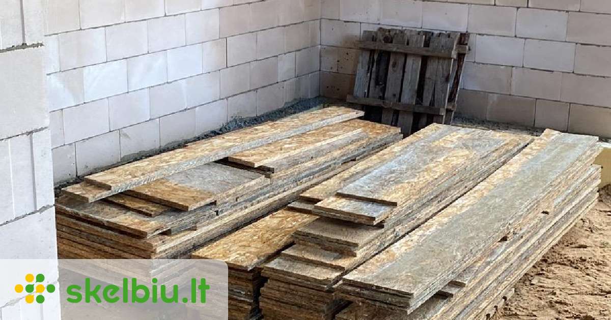 Osb plokštės 22mm ir 15mm - Skelbiu.lt