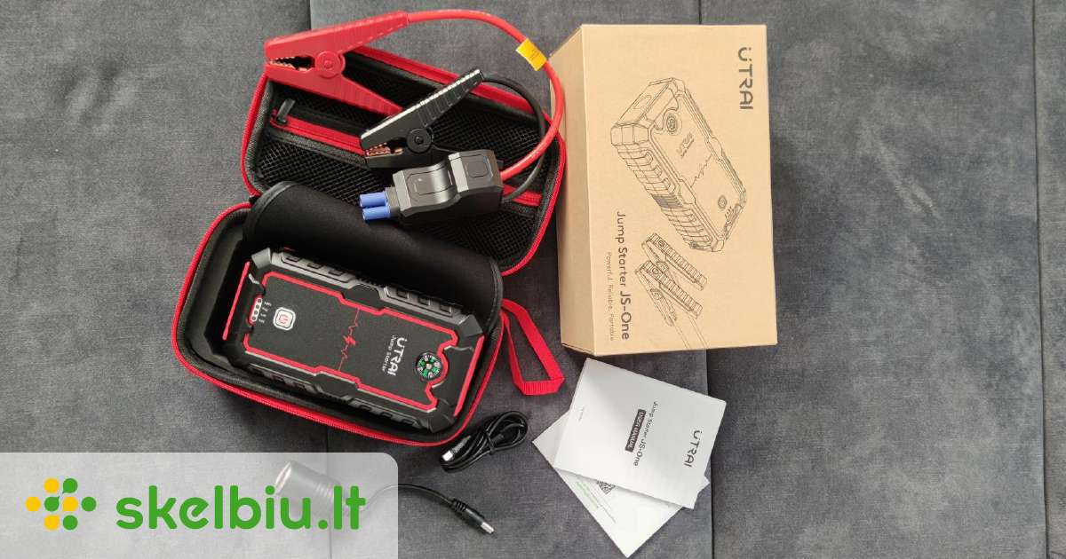 Automobilio užvediklis Utrai 2000a 22000mah. - Skelbiu.lt