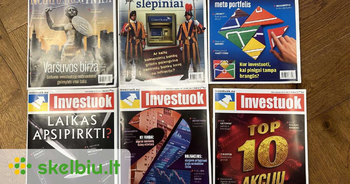 Žurnalai "Investuok" Skelbiu.lt