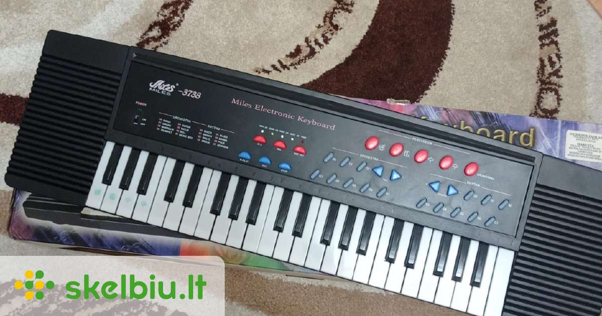 Vaikiška elektroninė klaviatūra - Skelbiu.lt