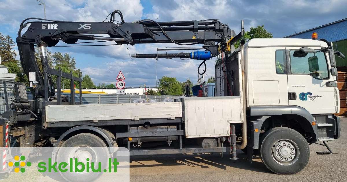 Sunkvežimis, hidromanipuliatorius, bokštelis - Skelbiu.lt