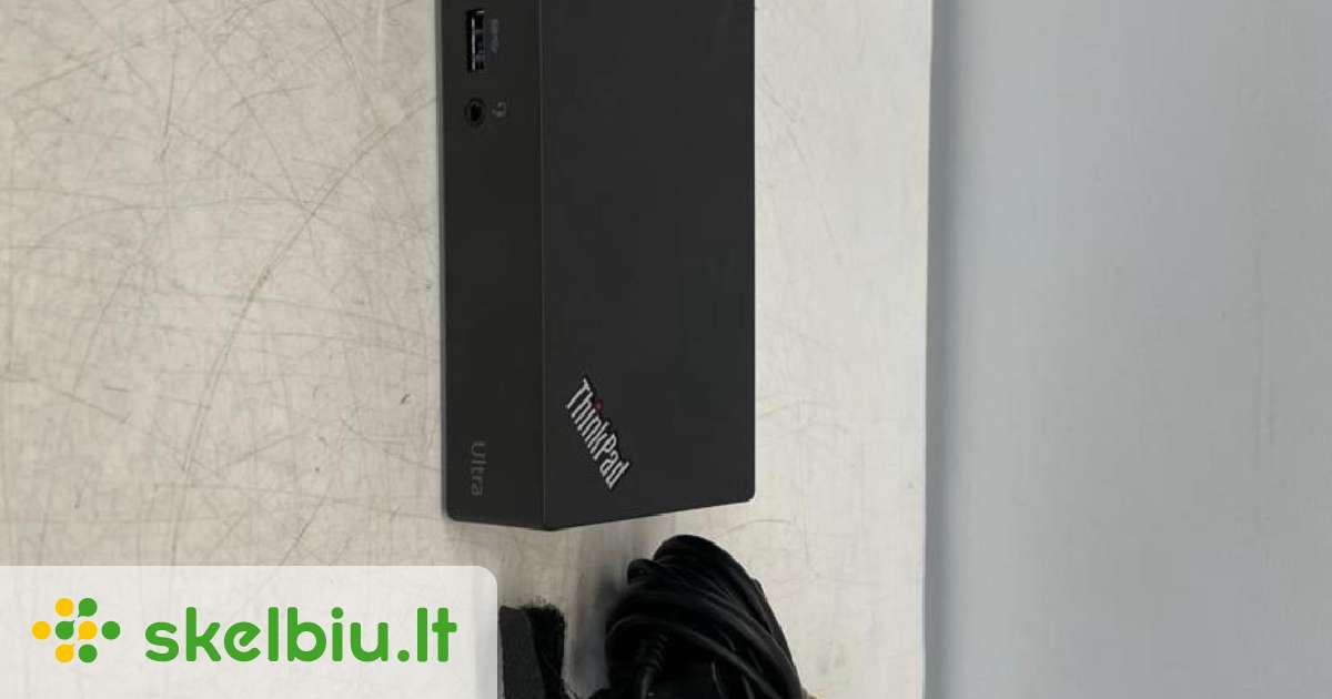 Lenovo thinkpad usb 3 0 ultra dock skelbiu lt
