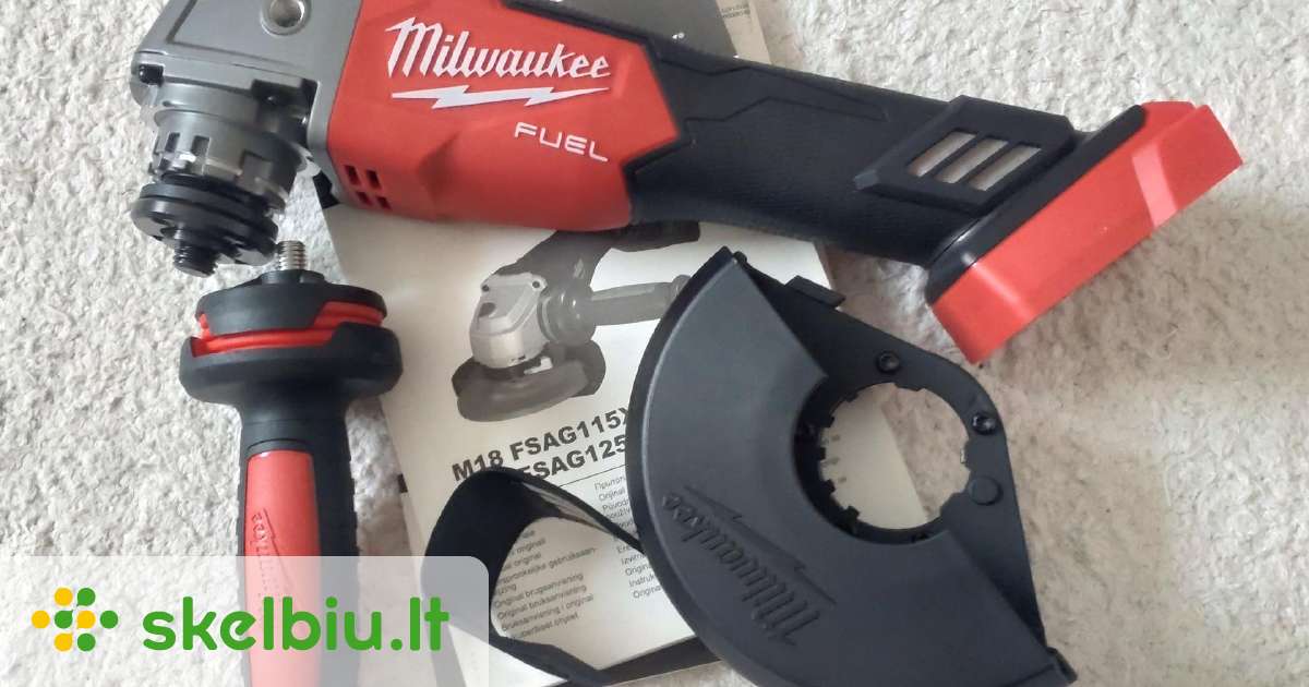 Cloueuse Sans Fil Milwaukee M18 FN18GS-202X - Cloueuse à Gaz 18V Pour Clous 16-54mm