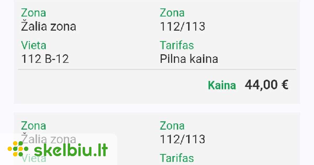 Žalgiris bilietai - Skelbiu.lt
