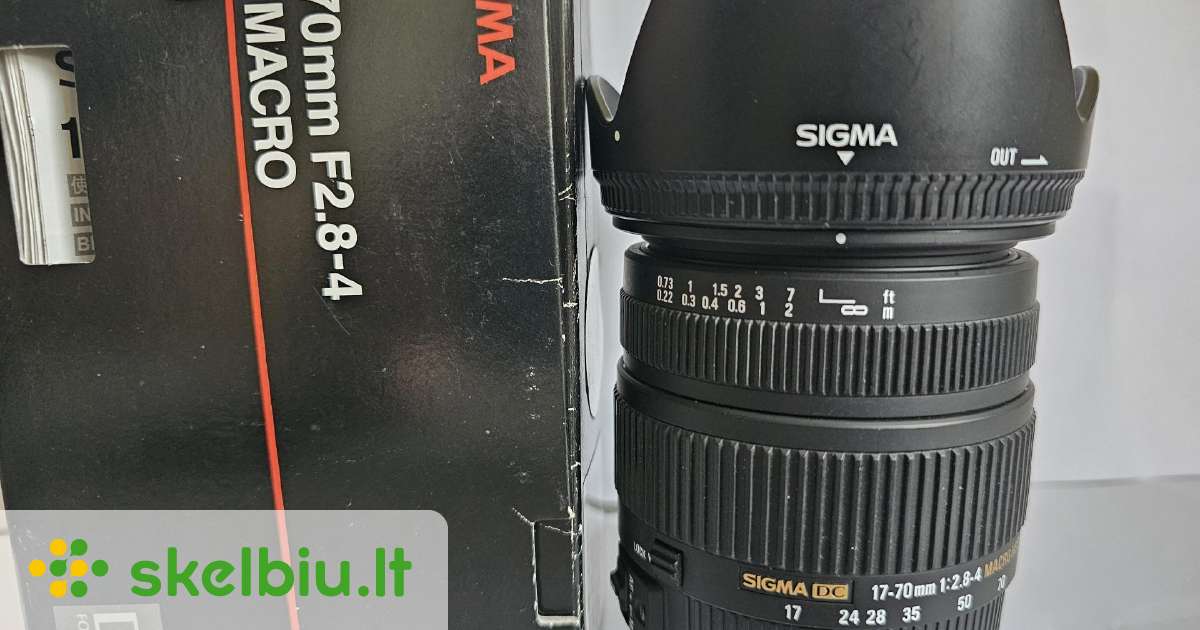 Sigma 17-70mm F2.8-4 Dc Macro OS Hsm for Pentax