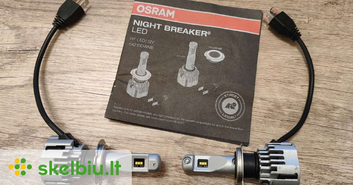 Osram night breaker h7 LED - Skelbiu.lt
