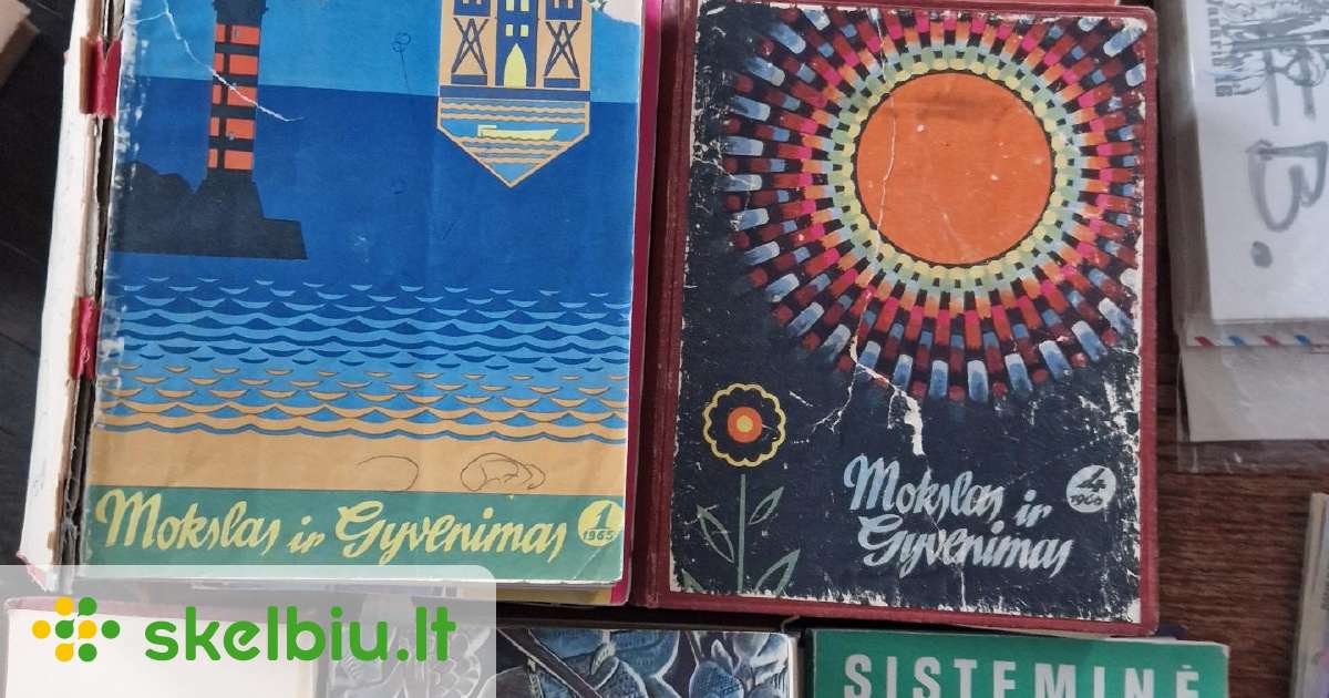 196070ųjų žurnalas Mokslas ir gyvenimas Skelbiu.lt