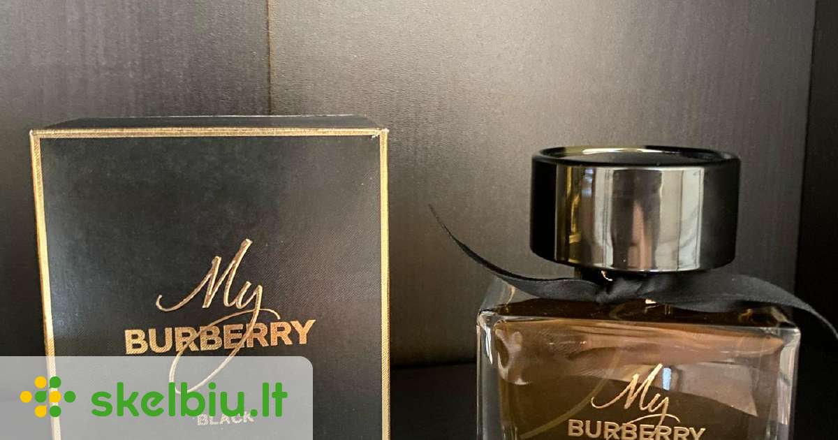 Burberry black clearance kaina