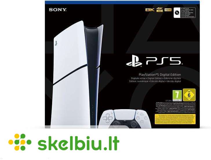 Sony Playstation 5 Digital Slim Edition 1tb - Skelbiu.lt