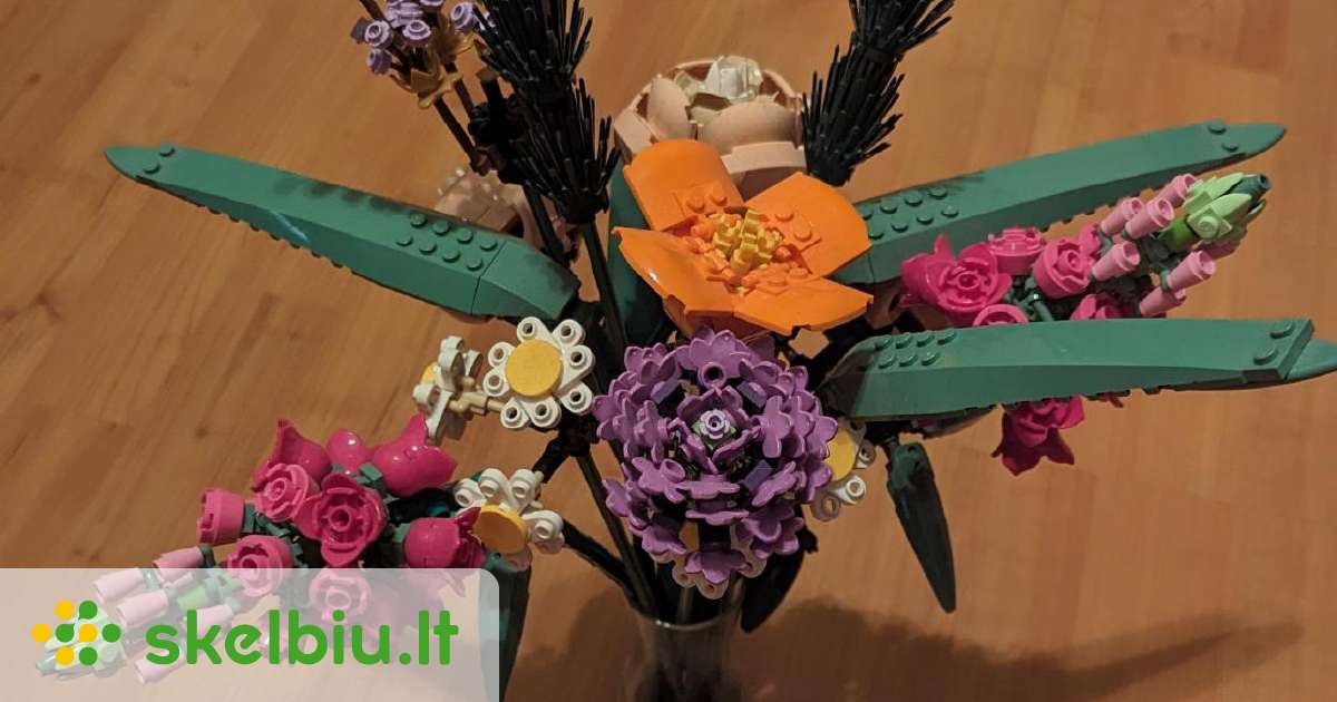 Lego Flower Bouquet / Gėlių puokštė - Skelbiu.lt