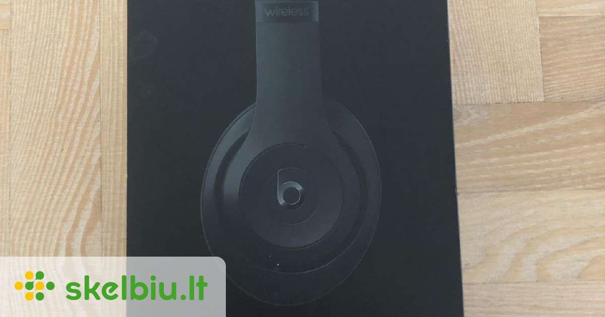 Beats studio best sale 3 wireless kaina