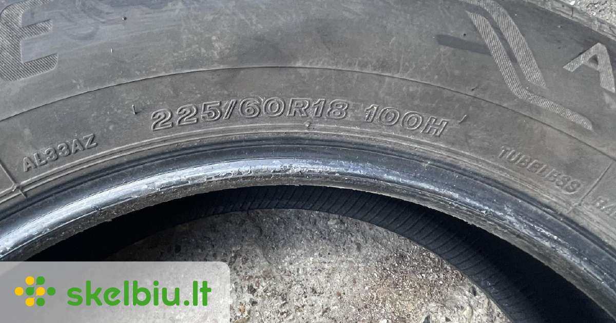 bridgestone 225 60 r18 skelbimai - Skelbiu.lt