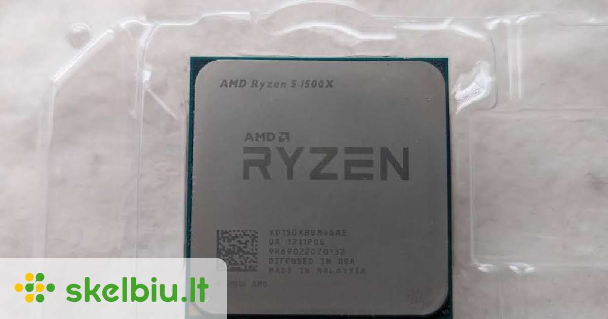 Amd Ryzen 5 1500x - Skelbiu.lt