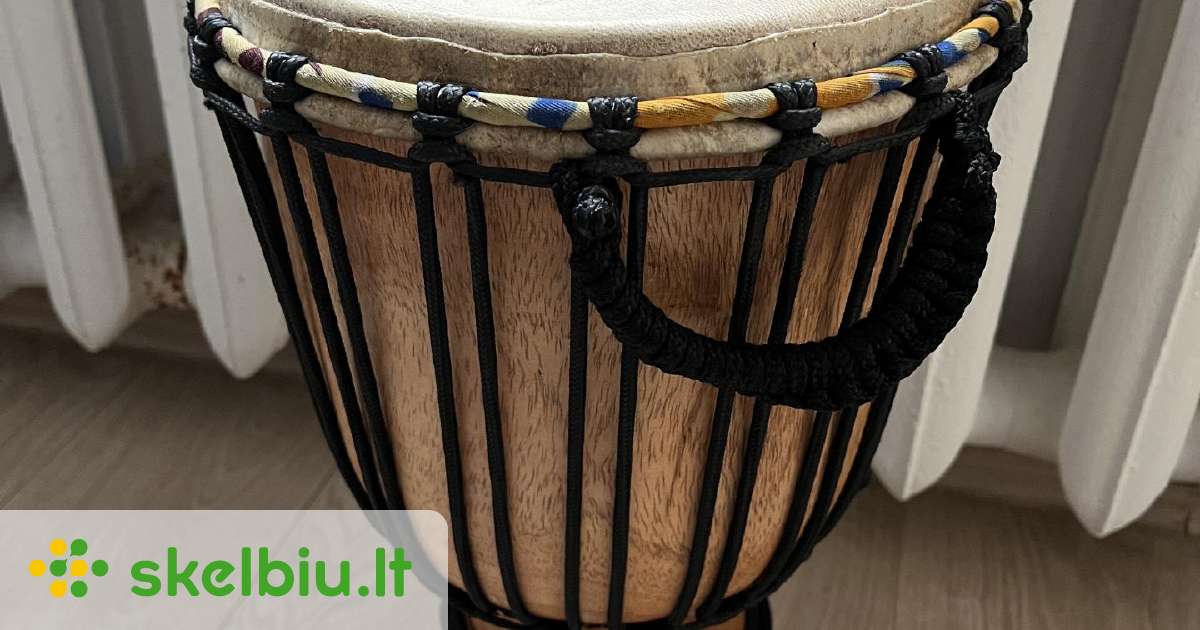 Djembe būgnas su dėklu Skelbiu.lt