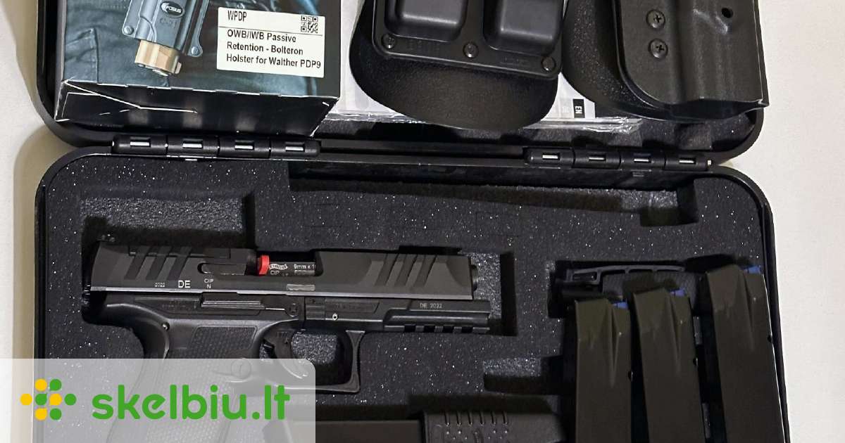 Walther Pdp Fs X Ginklas Su Priedais Skelbiu Lt