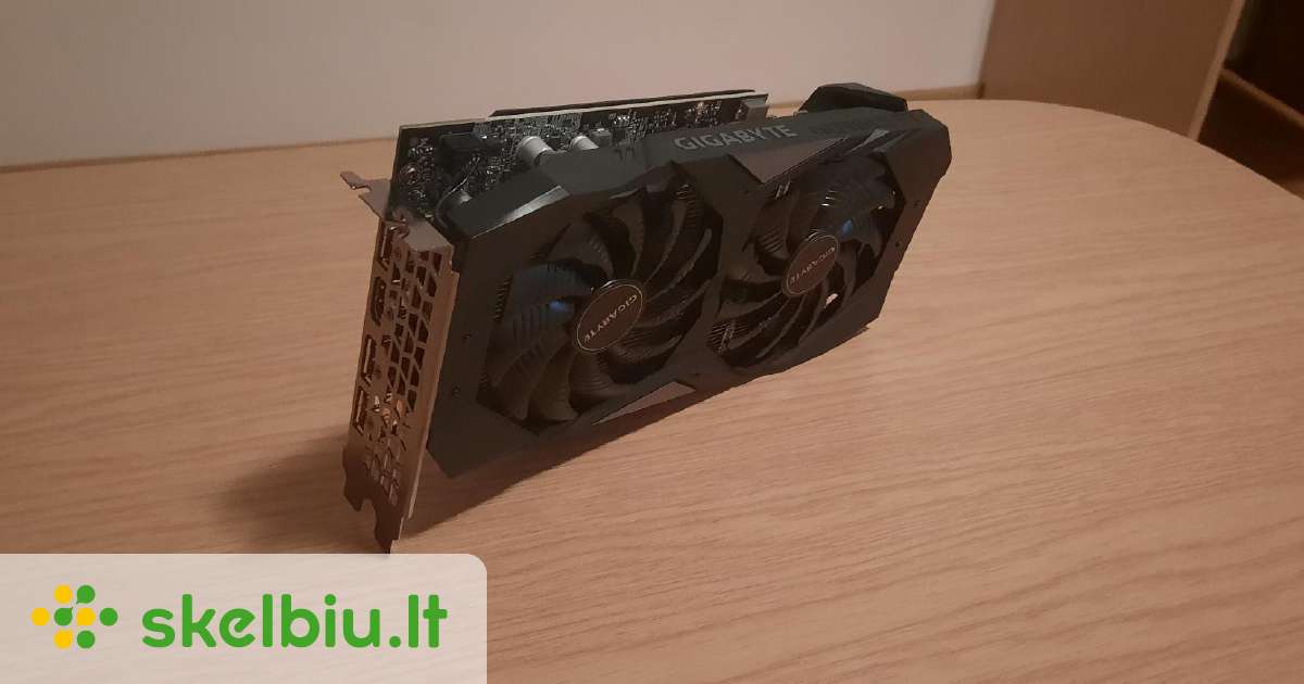 Gigabyte Geforce Rtx 2060 Oc 6gb Ddr6 - Skelbiu.lt