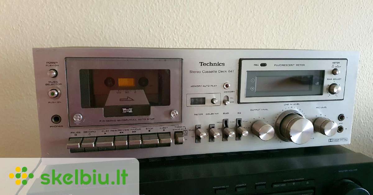 Technics 641 kasetine deka - Skelbiu.lt