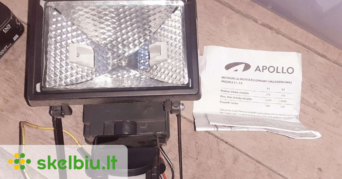 Halogeninis lauko prožektorius ir nauji žibintai - Skelbiu.lt