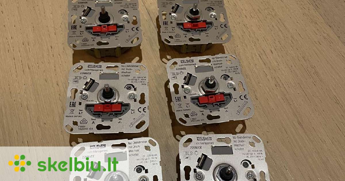 Jung 225nvde dimeriai Skelbiu.lt