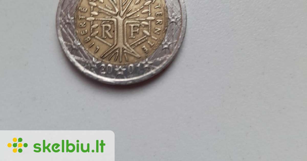 Parduodu 2euro moneta 2001m - Skelbiu.lt