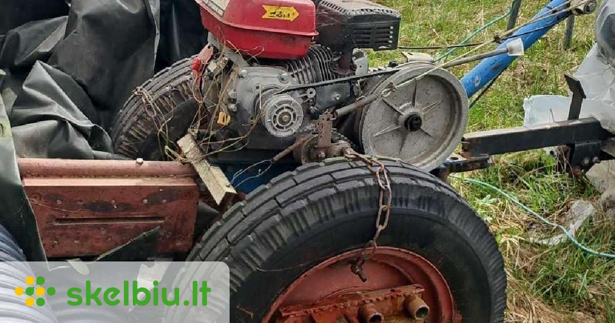 Motoblokas Su Priekaba Ir Padargais - Skelbiu.lt