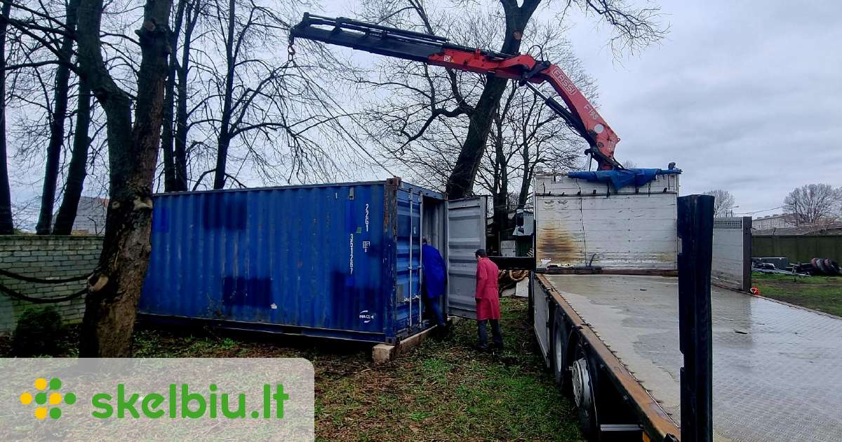 Fiskaras, kranas, sunkvežimis, platforma, tralas, - Skelbiu.lt