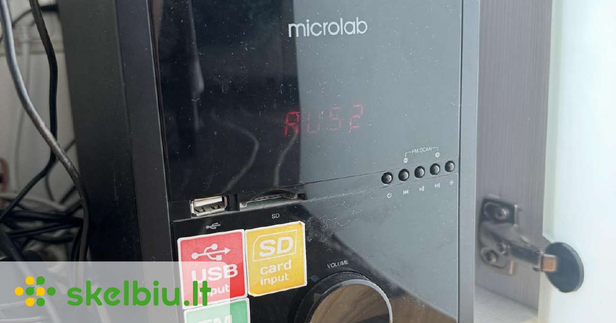 Microlab M-700u kolonėlės - Skelbiu.lt