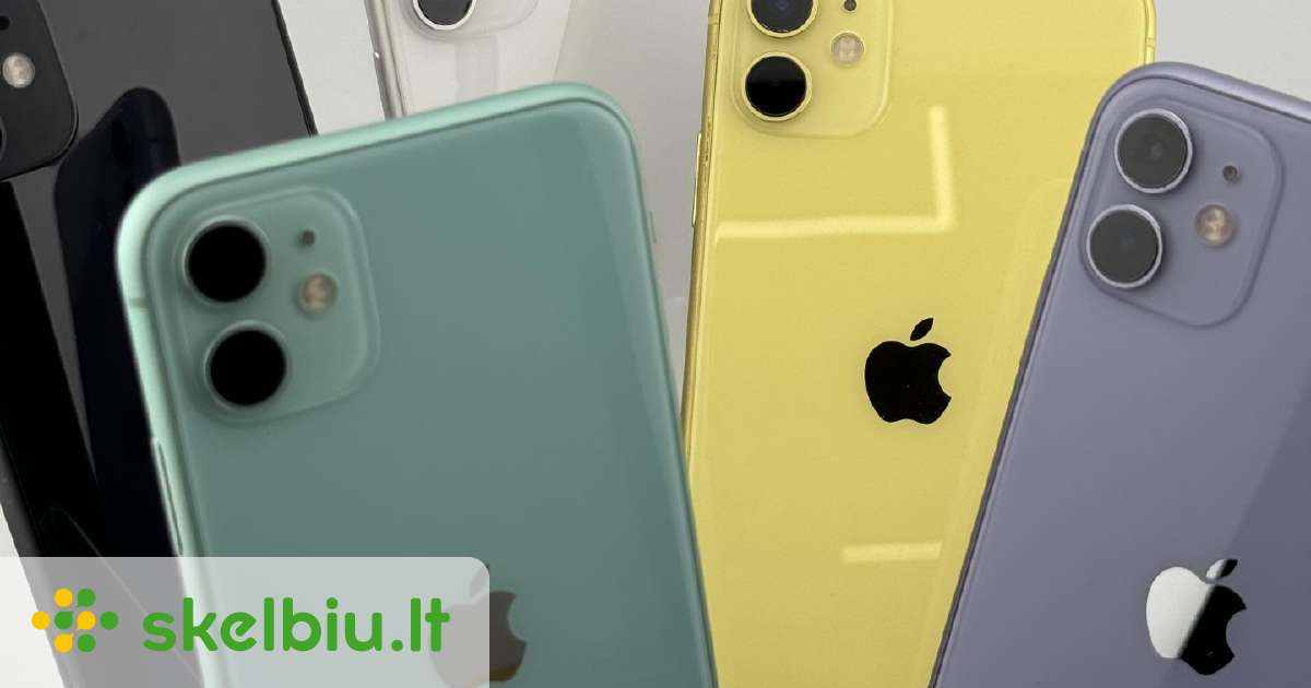 iPhone 11 ① iPhone 11 – techniniai duomenys – Apple (LT)