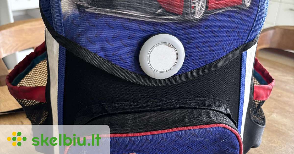 Mylėta ir saugota kuprinė pirmokui antrokui - Skelbiu.lt