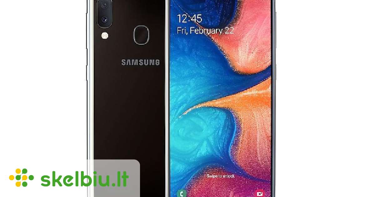 Galaxy A20 galaxy serija (išmanieji) - Skelbiu.lt