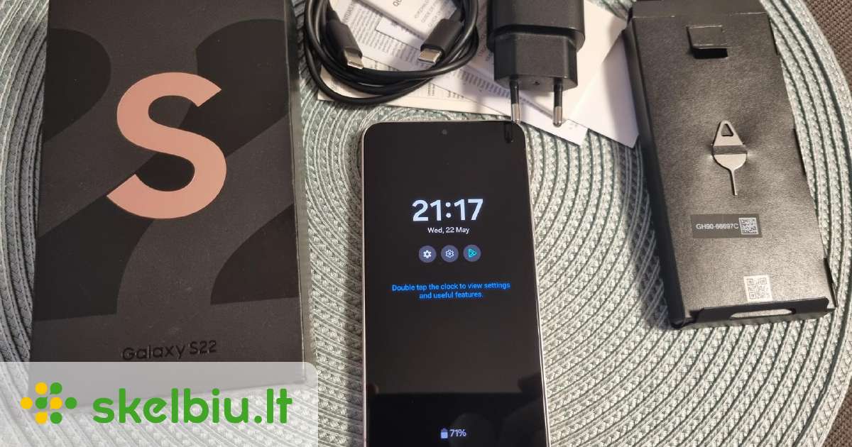 Samsung galaxy S22 5G Pink Gold 128/8gb - Skelbiu.lt