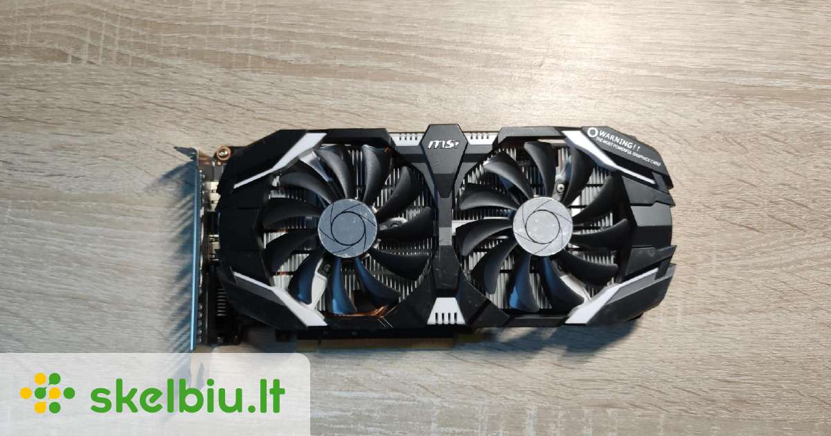 msi gtx 1060 6gb skelbimai - Skelbiu.lt