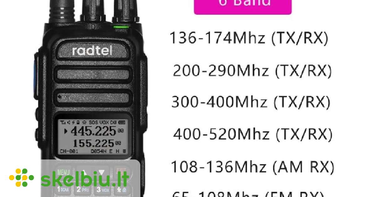 Radtel rt-830 2x25 euro - Skelbiu.lt