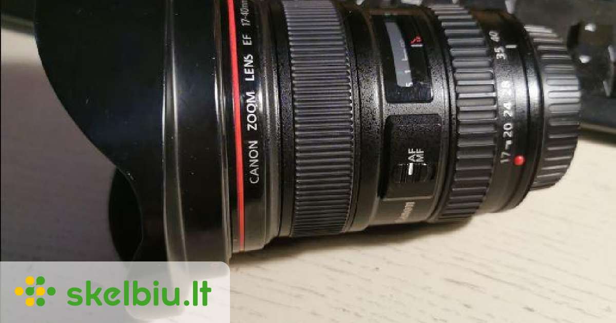 Canon Ef 17–40 mm f/4l Usm - Skelbiu.lt