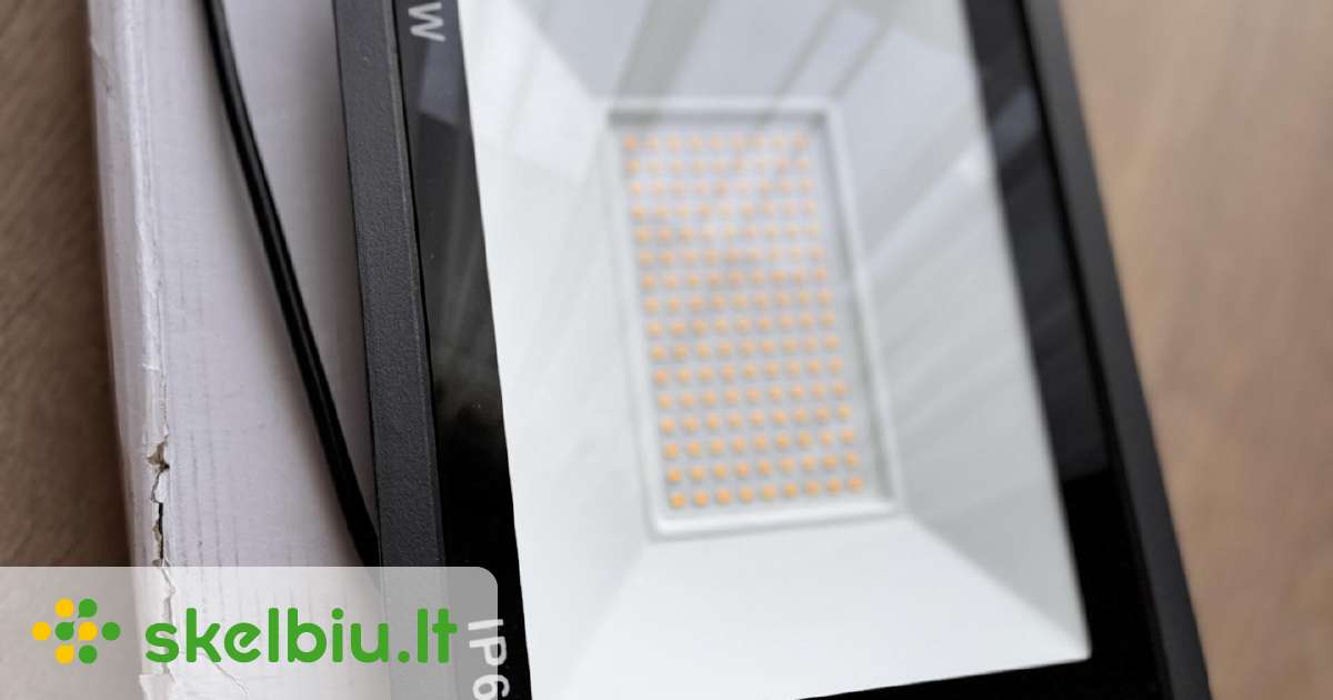 LED lauko šviestuvas 100w - Skelbiu.lt