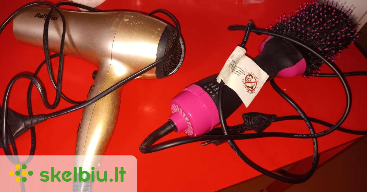 Plauku džiovintuvas ir šukos - Skelbiu.lt