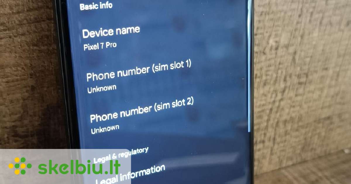 Google Pixel 7 Pro - Skelbiu.lt